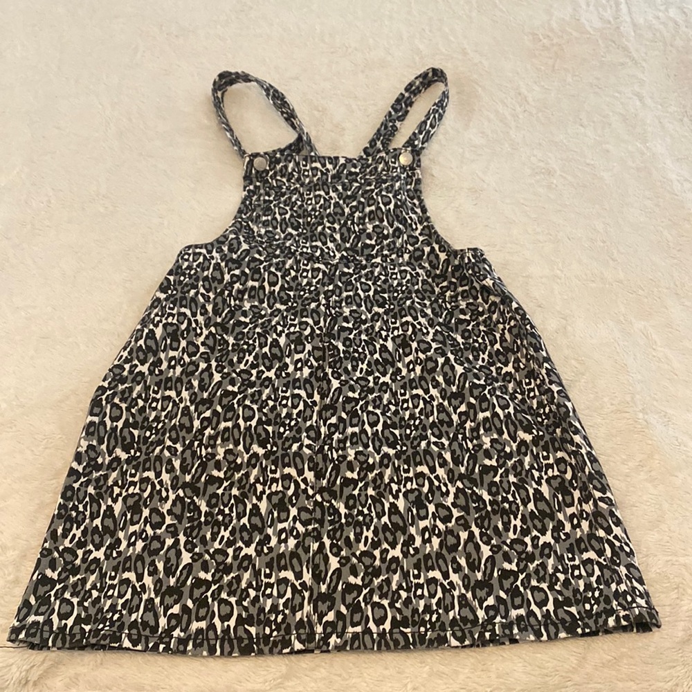 Leopard overall dress